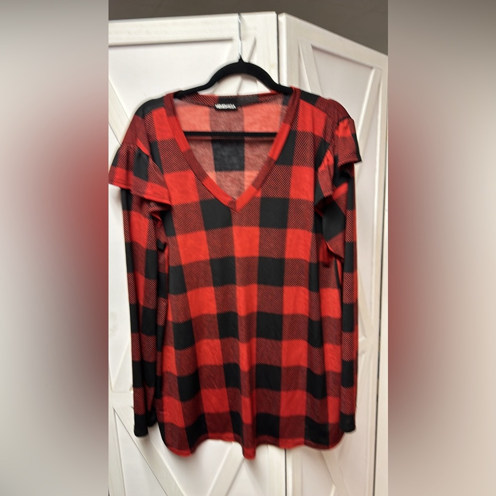 Buffalo Plaid Top
